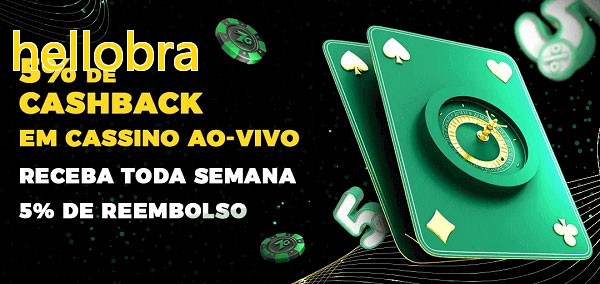 Promoções do cassino ao Vivo hellobra